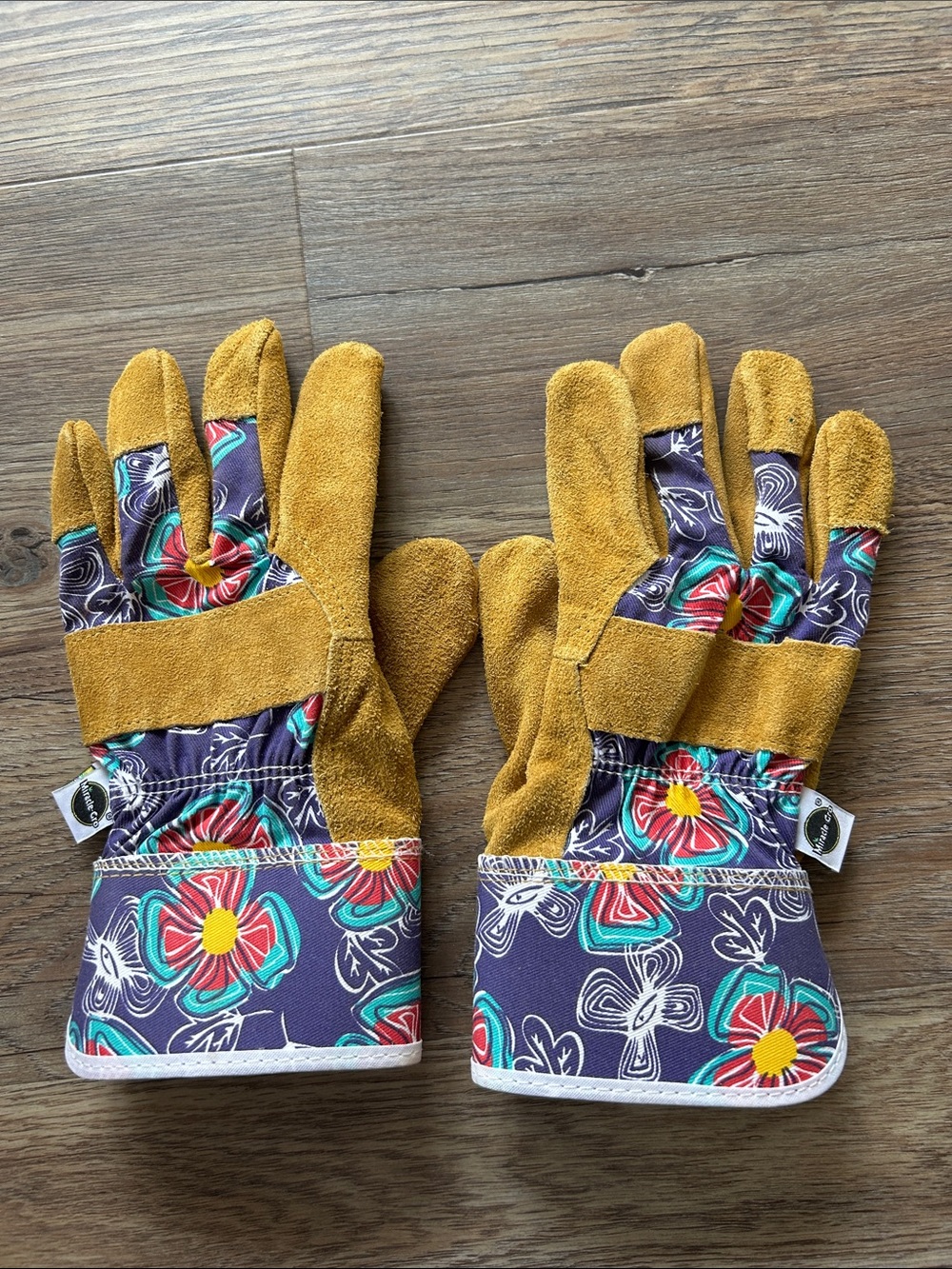 Miracle-Gro Gardening Gloves, Floral (size small-med)
